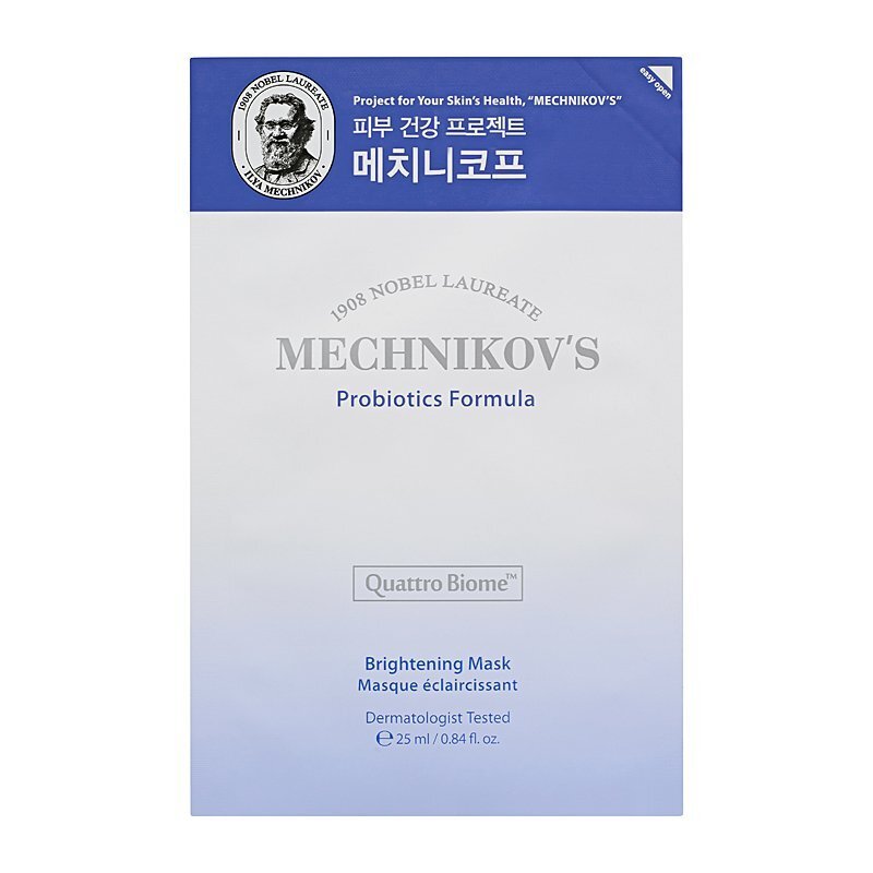 Holika Holika Mechnikov's Probiotics Formula Brightening Mask Sheet - veido kaukė